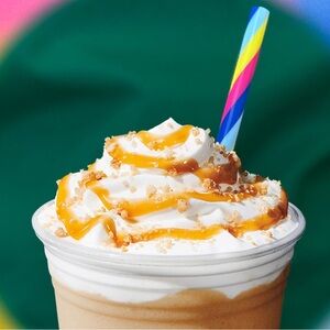 3 Starbucks rainbow straws